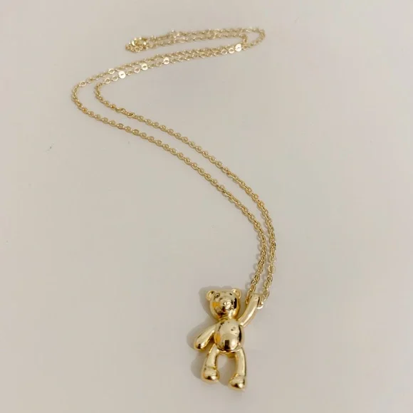 🐻Teddy Bear Necklace | 14k Gold Filled - Picture 3 of 9